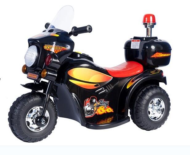 Free shipping 2016 new Children electric motorcycle with multicolor lights Beetle car battery electric tricycle