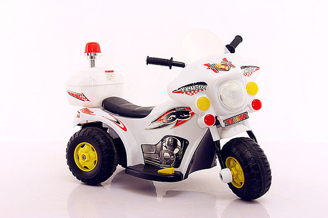 Free shipping 2016 new Children electric motorcycle with multicolor lights Beetle car battery electric tricycle