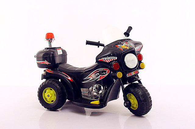 Free shipping 2016 new Children electric motorcycle with multicolor lights Beetle car battery electric tricycle