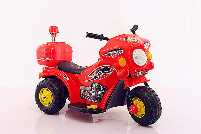 Free shipping 2016 new Children electric motorcycle with multicolor lights Beetle car battery electric tricycle