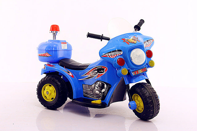 Free shipping 2016 new Children electric motorcycle with multicolor lights Beetle car battery electric tricycle