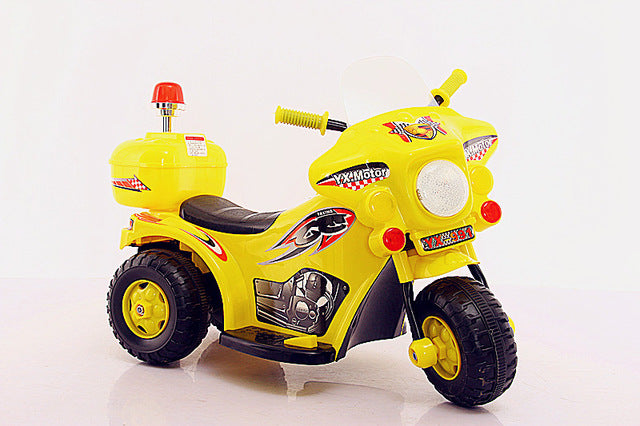 Free shipping 2016 new Children electric motorcycle with multicolor lights Beetle car battery electric tricycle