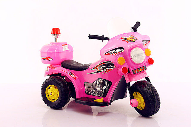 Free shipping 2016 new Children electric motorcycle with multicolor lights Beetle car battery electric tricycle