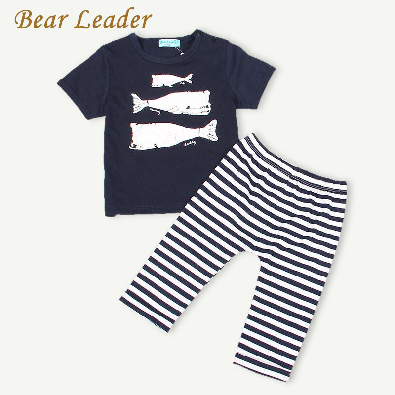 Bear Leader Baby 2016 new style Baby clothes sets summer baby girls clothing sets baby boy clothes set short-sleeve and pants