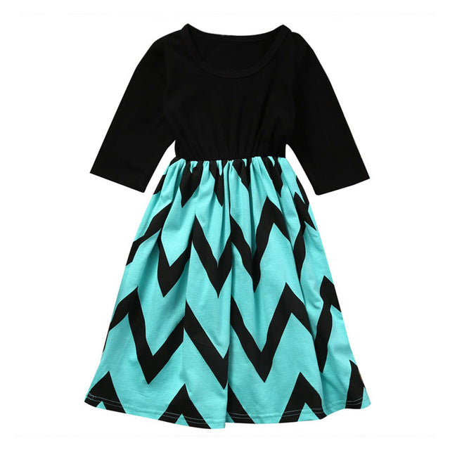 Summer Women Mum Child Dress Striped Maxi Long Plus Size xl Dresses Bohe Family Fitted Female Dress Parent-child Vestidos