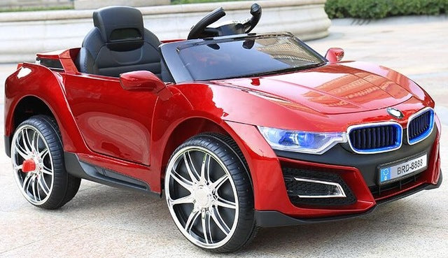 Children's electric car four-wheeled child toy car can take people with swing baby remote control car baby stroller