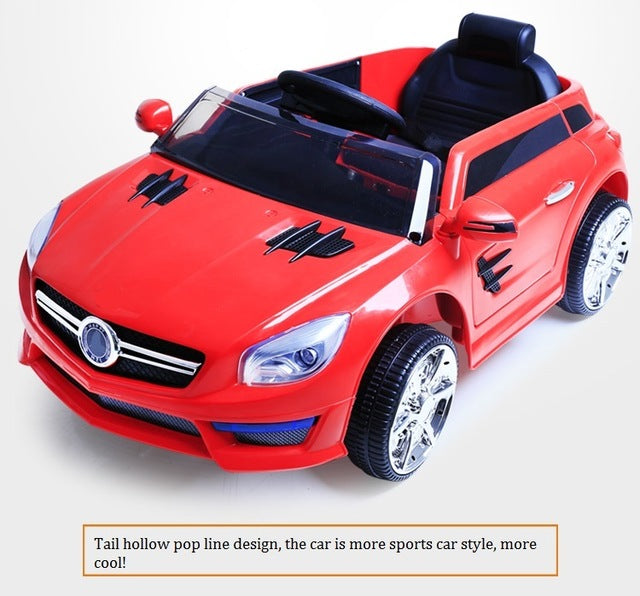 Free Shipping Dual Open Door NEW Children's electric 2.4g bluetooth remote ride on can take four rounds of baby toys indoor car