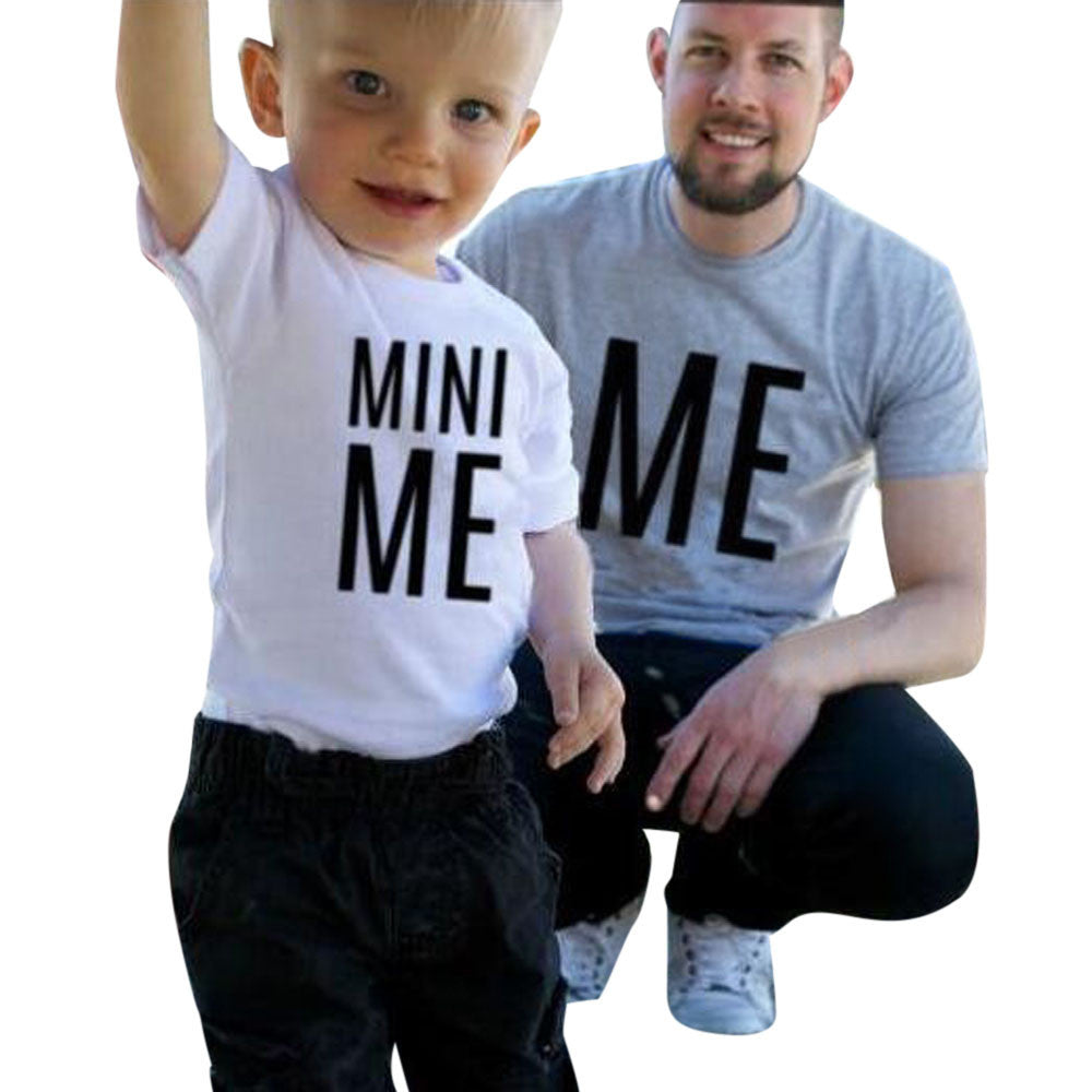 Family match clothes T-shirt Toddler Infant Kids Baby Boys Girls Letter T shirt Tops Family Clothes Outfits drop shipping