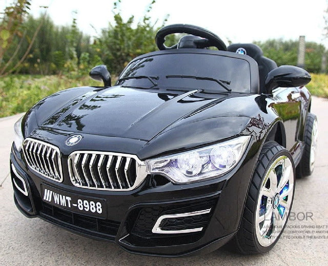 ON SALE!! Children's electric four-wheel dual-drive independent remote control toy car early education machine can take the baby