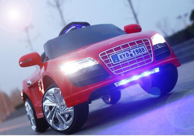 ON SALE!! Free shipping New electric open door Auti R8 four flash wheel children ride on with remote control car