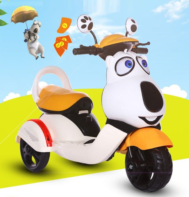 Baby Drive Kind Elektrisches Motorrad Dreirad Batterieauto Kann Auf Dem Kinderwagen Sitzen Mit Musik Wahrer Schlüsselstart