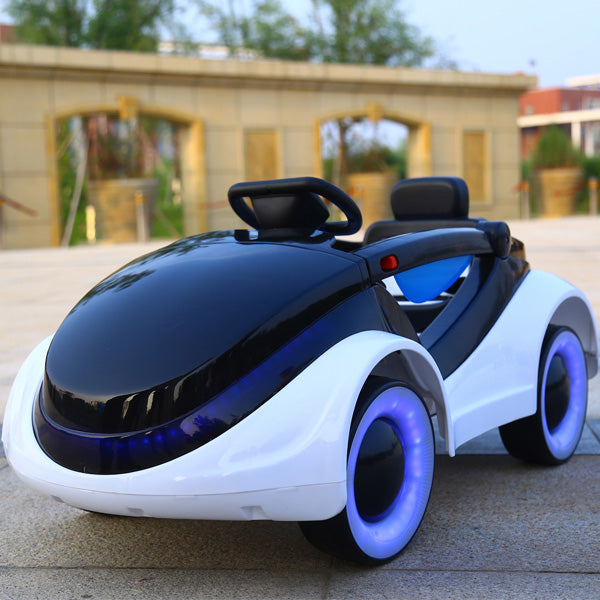 Special price Dual drive Infant children electric car four-wheel remote control car can sit people swing baby stroller toy car