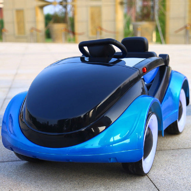 Special price Dual drive Infant children electric car four-wheel remote control car can sit people swing baby stroller toy car