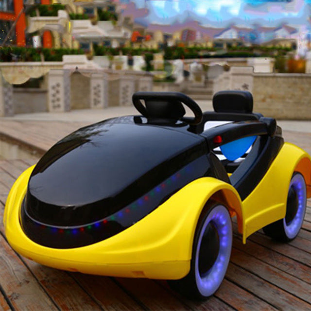 Special price Dual drive Infant children electric car four-wheel remote control car can sit people swing baby stroller toy car