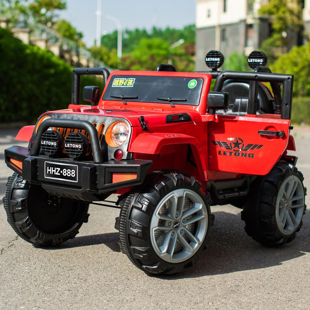Four-wheel drive SUV children's electric car can sit Oversized four-wheel Four-wheel drive remote-controlled off-road vehicle