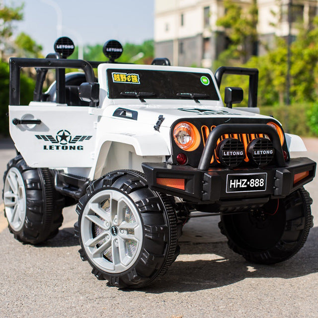 Four-wheel drive SUV children's electric car can sit Oversized four-wheel Four-wheel drive remote-controlled off-road vehicle