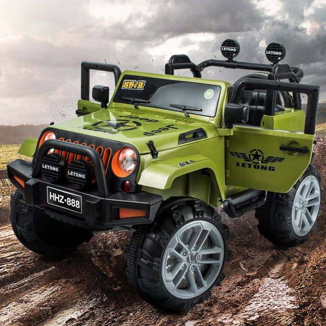 Four-wheel drive SUV children's electric car can sit Oversized four-wheel Four-wheel drive remote-controlled off-road vehicle