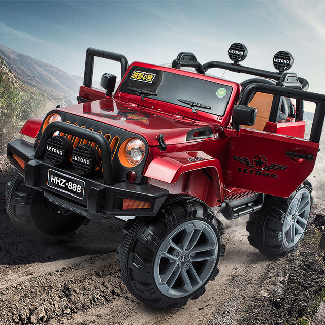 Four-wheel drive SUV children's electric car can sit Oversized four-wheel Four-wheel drive remote-controlled off-road vehicle