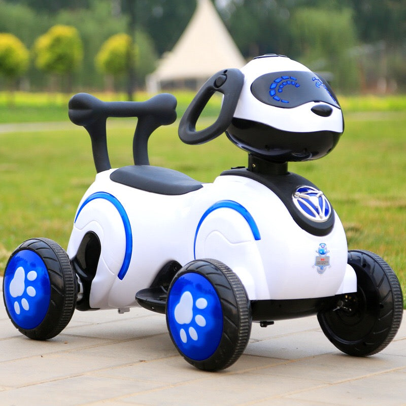 Space dog children's Electric Motorcycle Tricycle Battery Car with Music Kids Ride on Tricycle