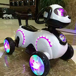 Space dog children's Electric Motorcycle Tricycle Battery Car with Music Kids Ride on Tricycle