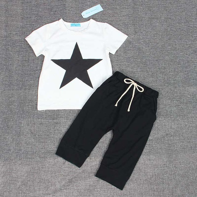 Bear Leader 2018 kids boys summer style infant clothes baby clothing sets boy Cotton little monsters short sleeve 2pcs baby