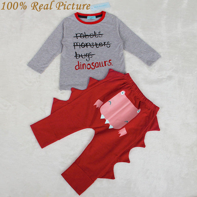 Bear Leader 2018 kids boys summer style infant clothes baby clothing sets boy Cotton little monsters short sleeve 2pcs baby