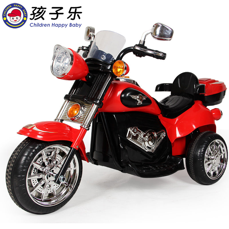 Children music children can sit three electric car electric toy car children electric motorcycle Harley Childs