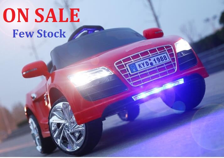 ON SALE!! Free shipping New electric open door Auti R8 four flash wheel children ride on with remote control car
